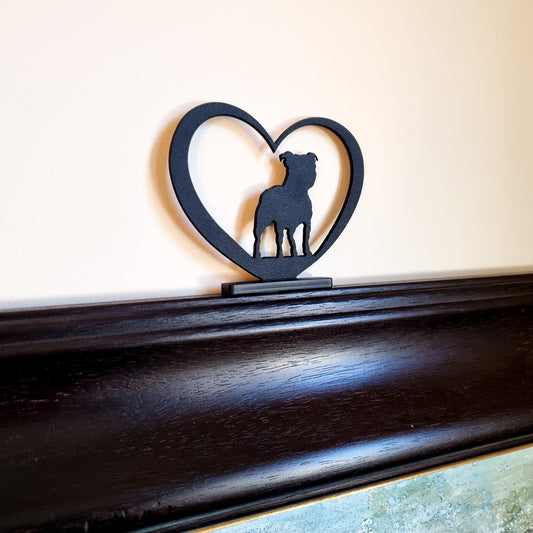 Staffordshire Terrier Heart