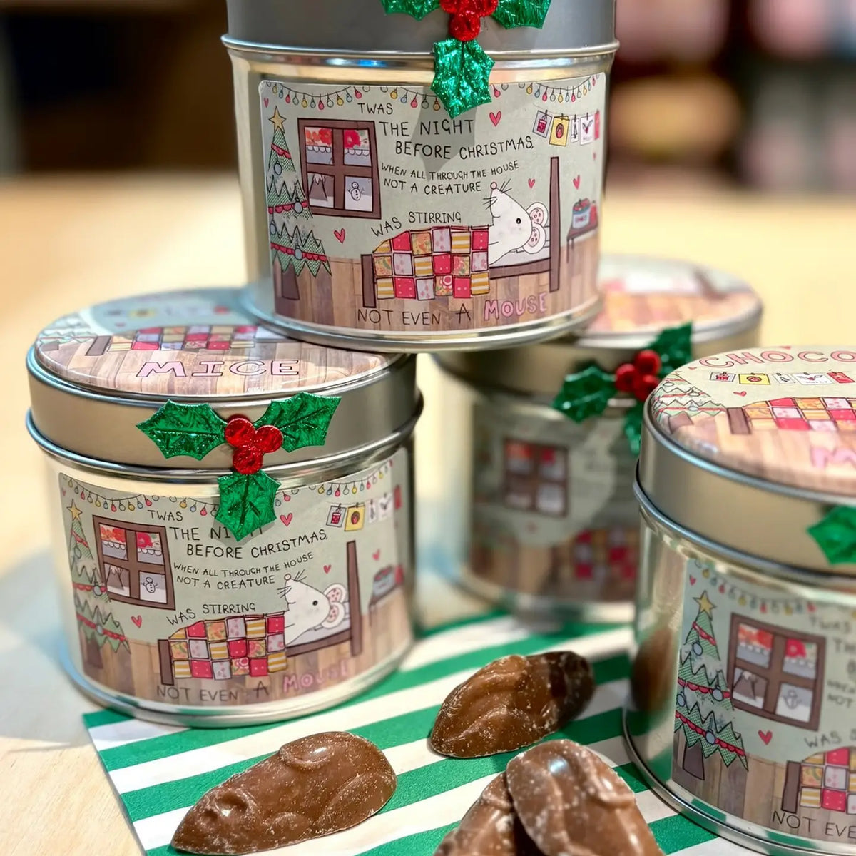 Night Before Christmas Chocolate Tin