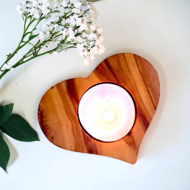 Heart Shaped Candle Holder