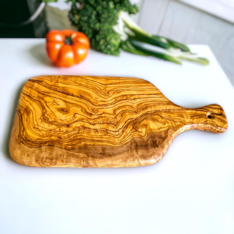 Olive Wood Chopping Board with handle