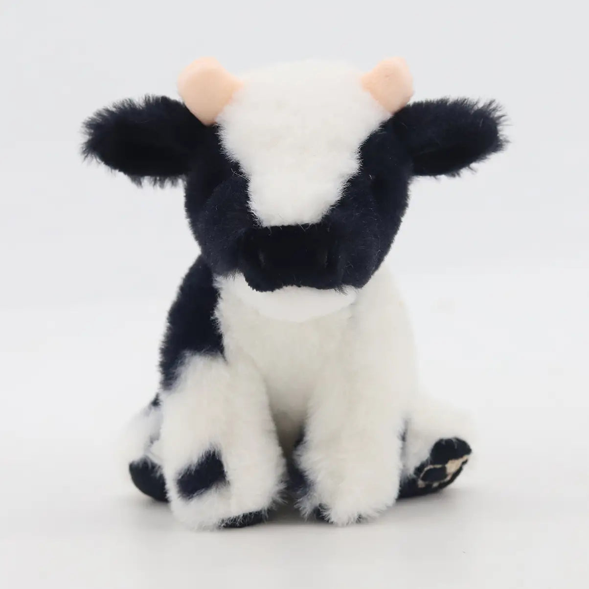 Mini Black and White Dairy Cow Soft Toy