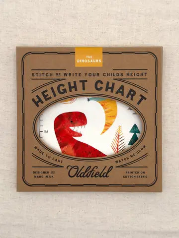 Dinosaur Children's Fabric Height Chart