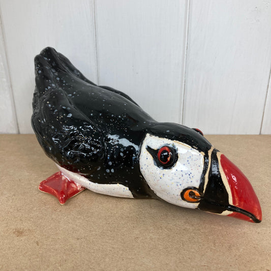 Ceramic Puffins