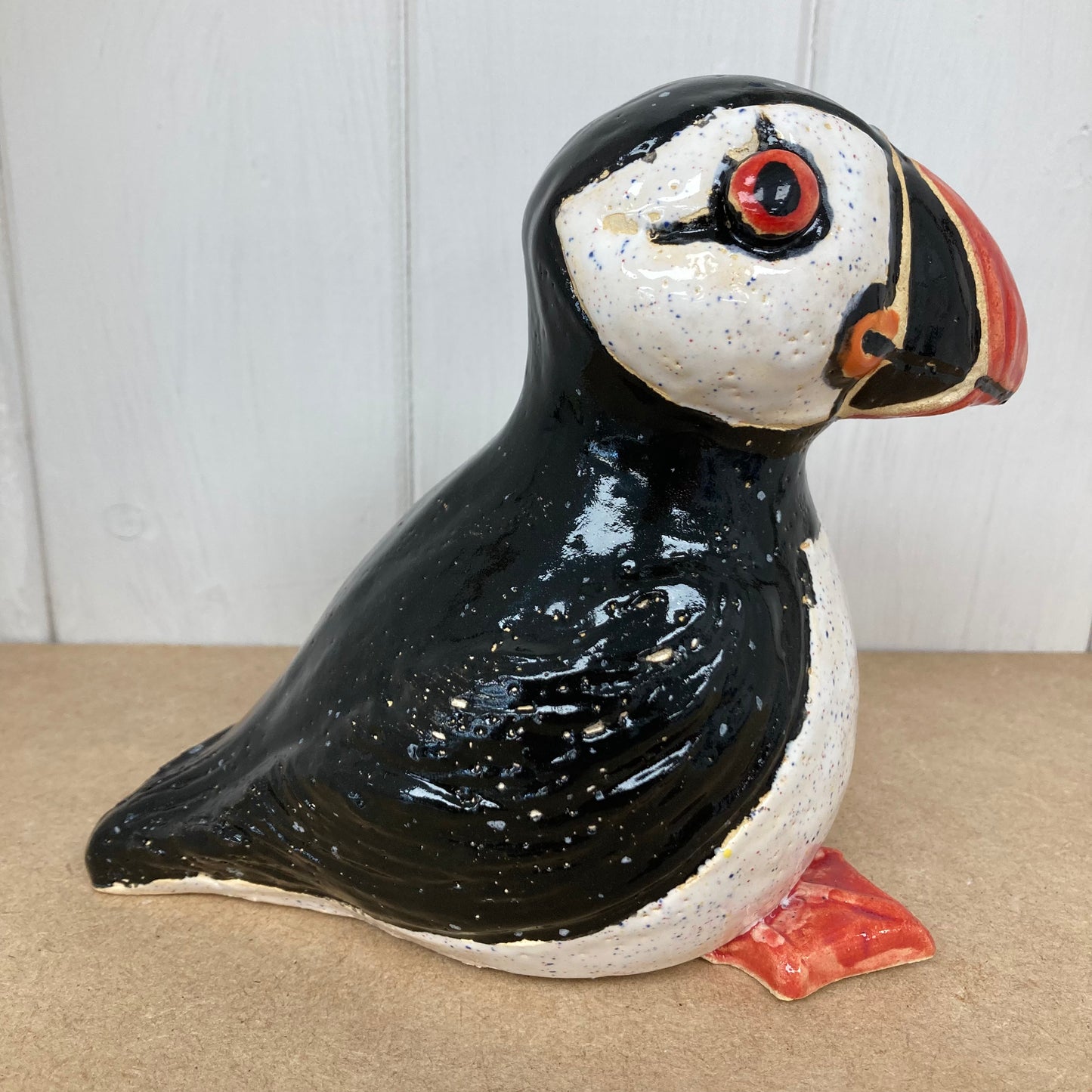 Ceramic Puffins