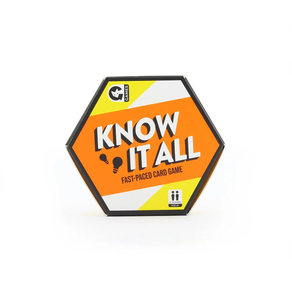 Heagon Card Games - Know it all Card Game