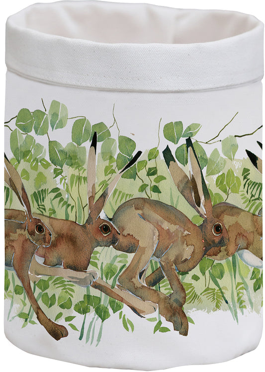 Mary Ann Rogers Natural Cotton Pot Bag