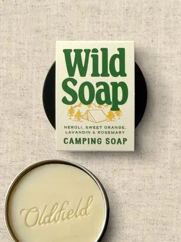 Wild Camping Soap in a Tin