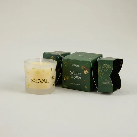 Winter Thyme Christmas Cracker Candle