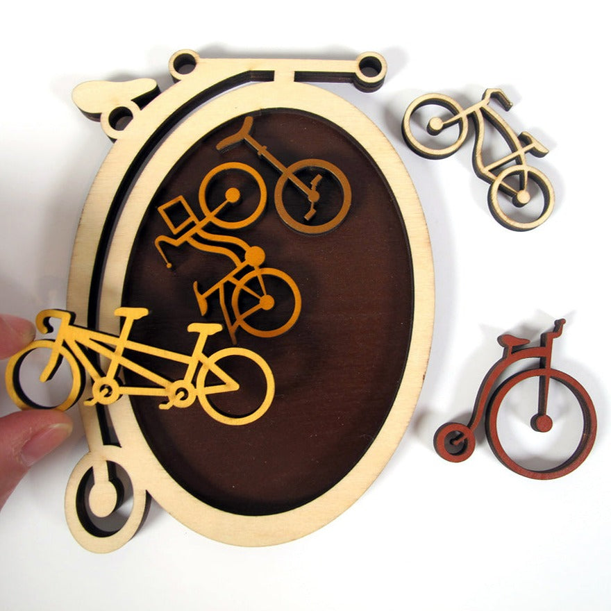 Fietsenstalling puzzel