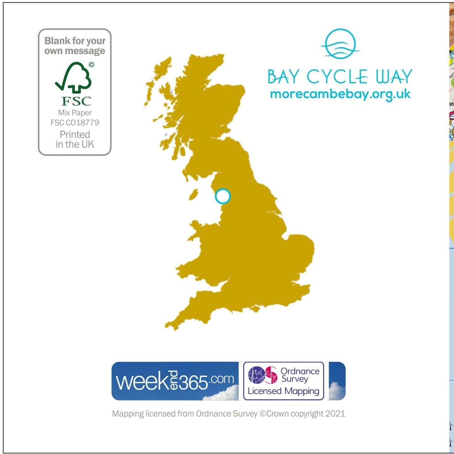 Bay Cycle Way Greetings Card - The Coast Office