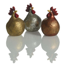 Load image into Gallery viewer, Metallic Hens (Set of 3) - The Coast Office
