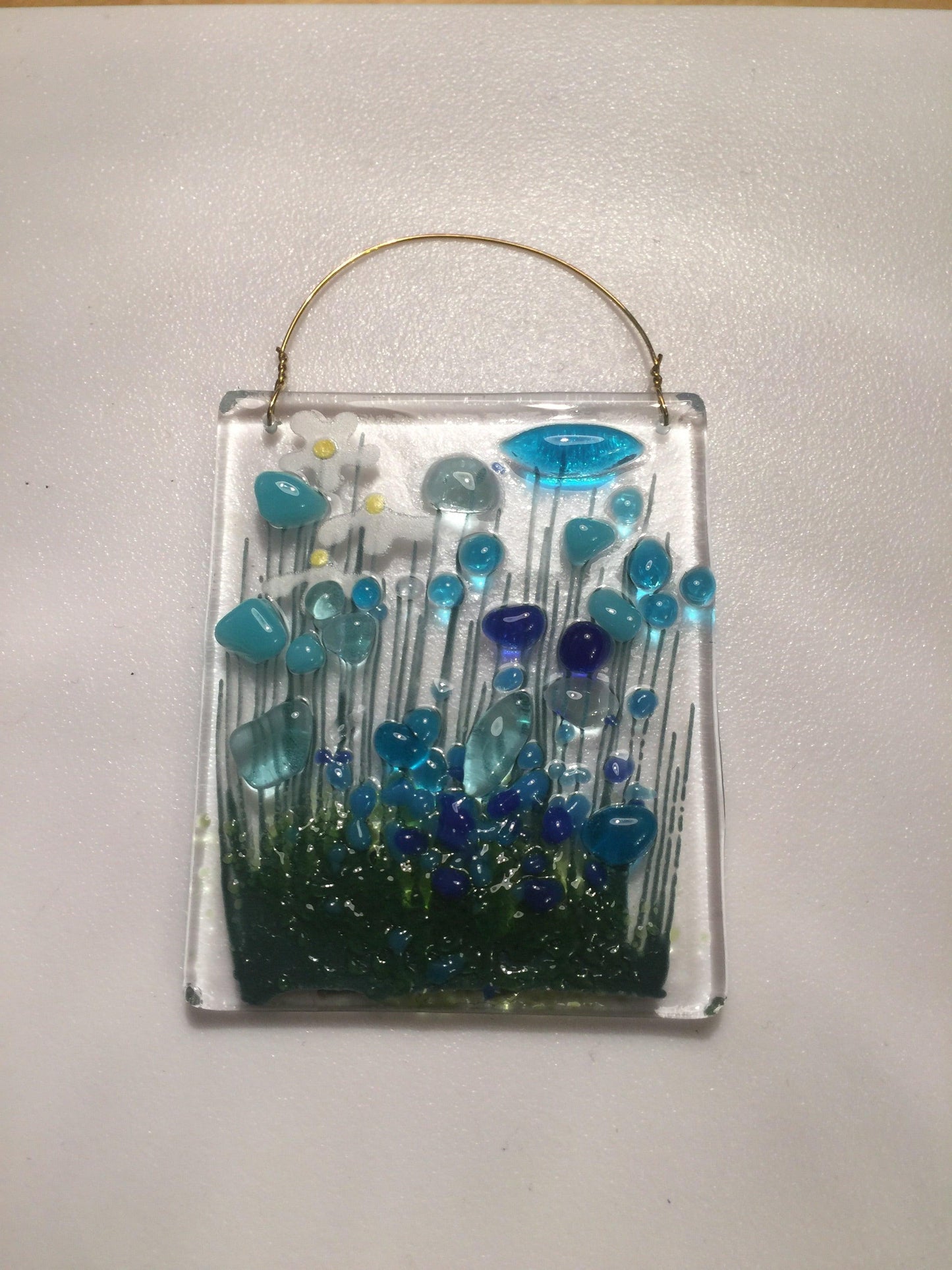 Pam Peters: Fused Glass Flower Tokens - The Coast Office