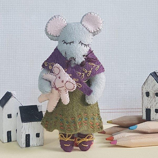Felt Craft Kit by Corinne Lapierre: Little Miss Mouse - The Coast Office