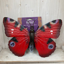 Load image into Gallery viewer, Red Metal 3D Butterfly Wall Art - The Coast Office
