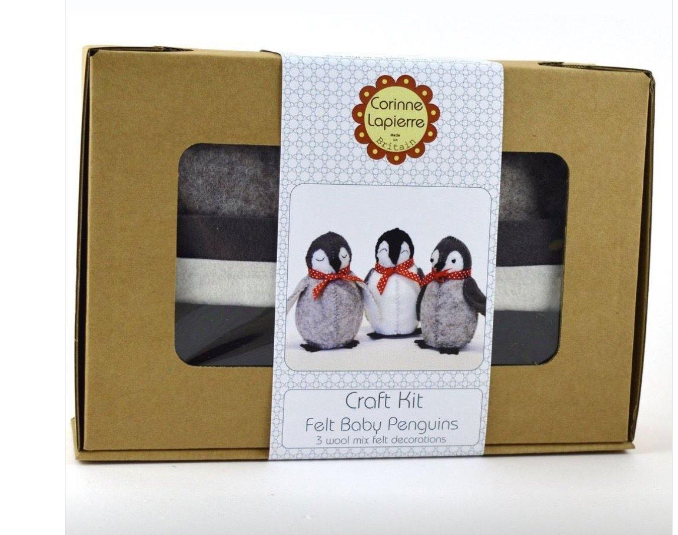 Felt Craft Kit by Corinne Lapierre:  Baby Penguins - The Coast Office