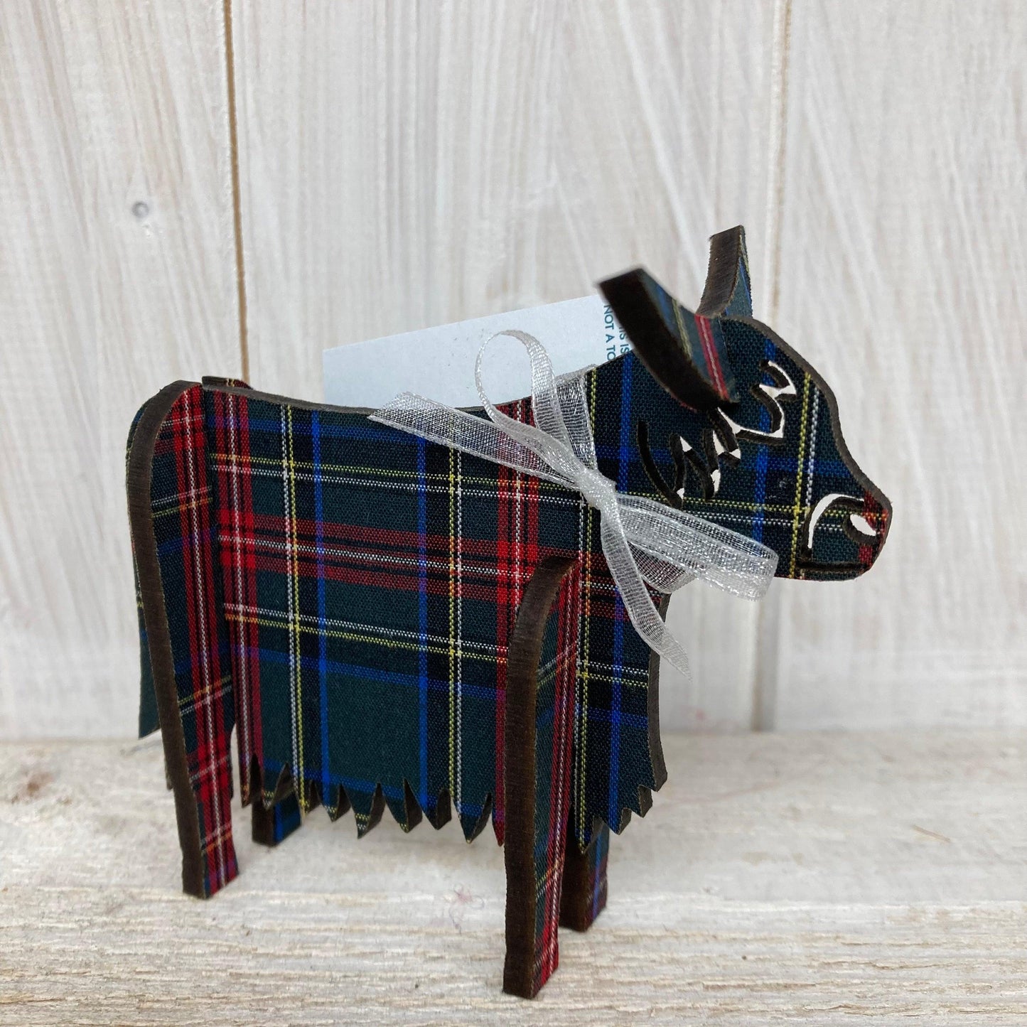 Standing, Wooden 3D Highland Cow - The Coast Office