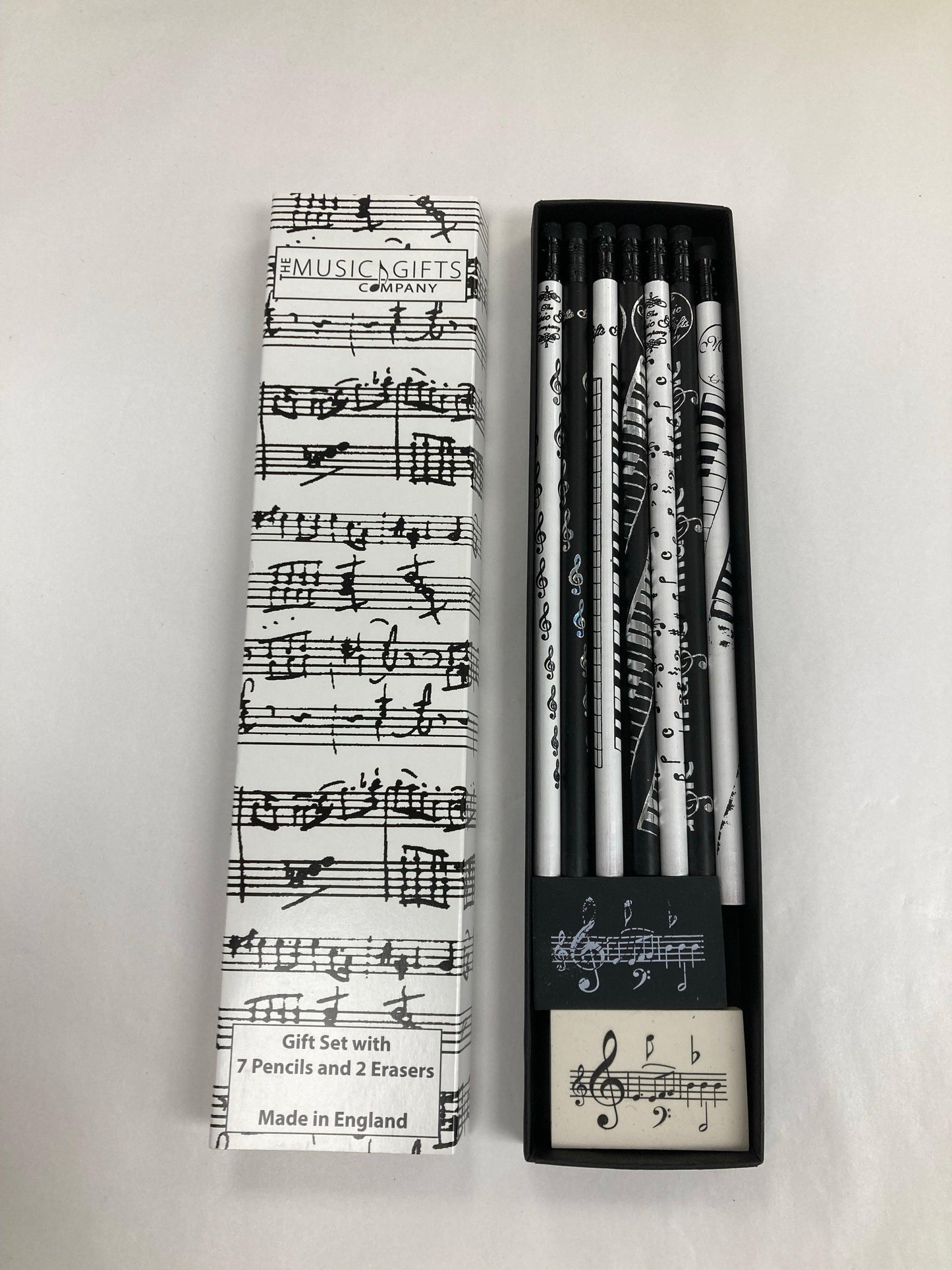 Musical Pencils and Erasers Gift Set - The Coast Office