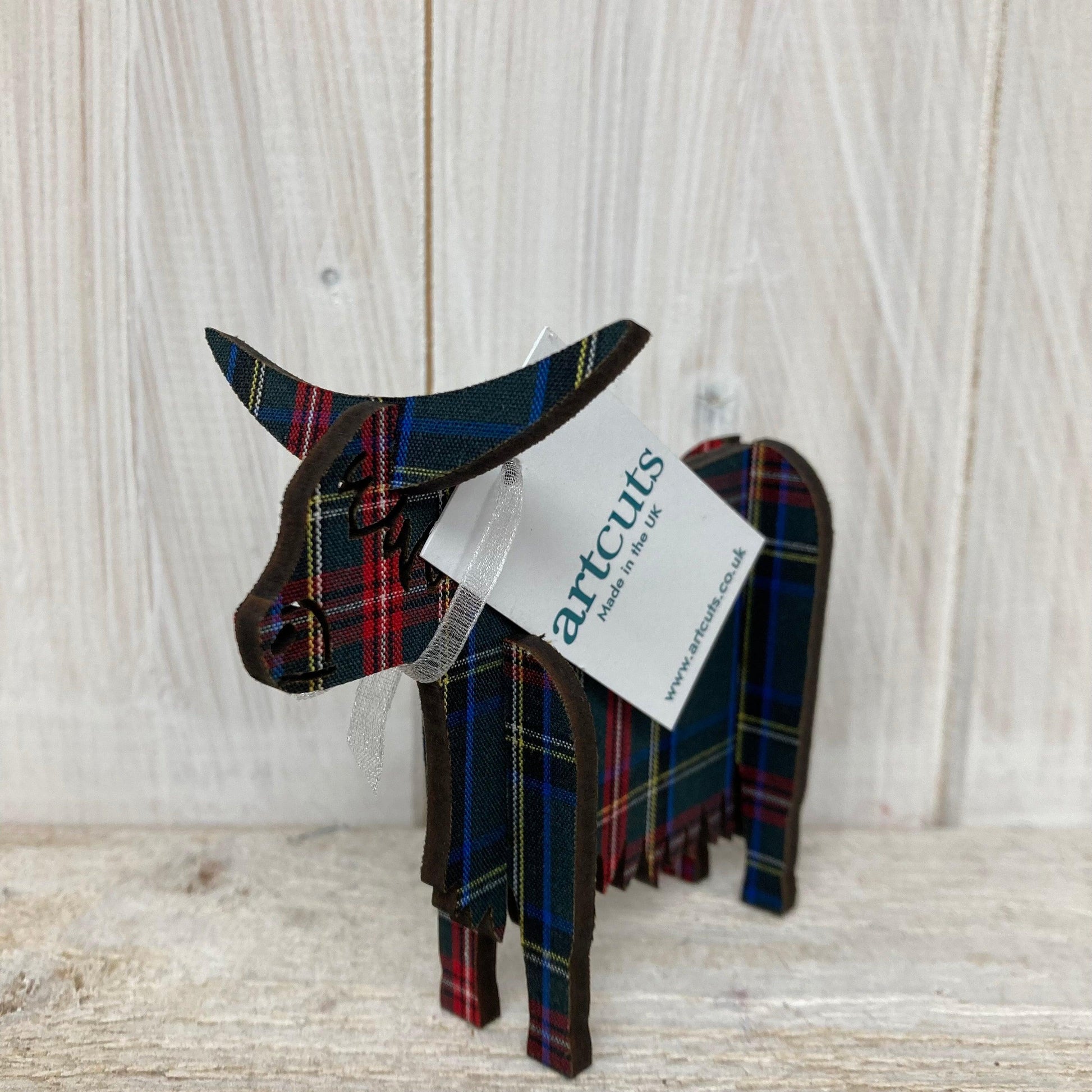 Standing, Wooden 3D Highland Cow - The Coast Office