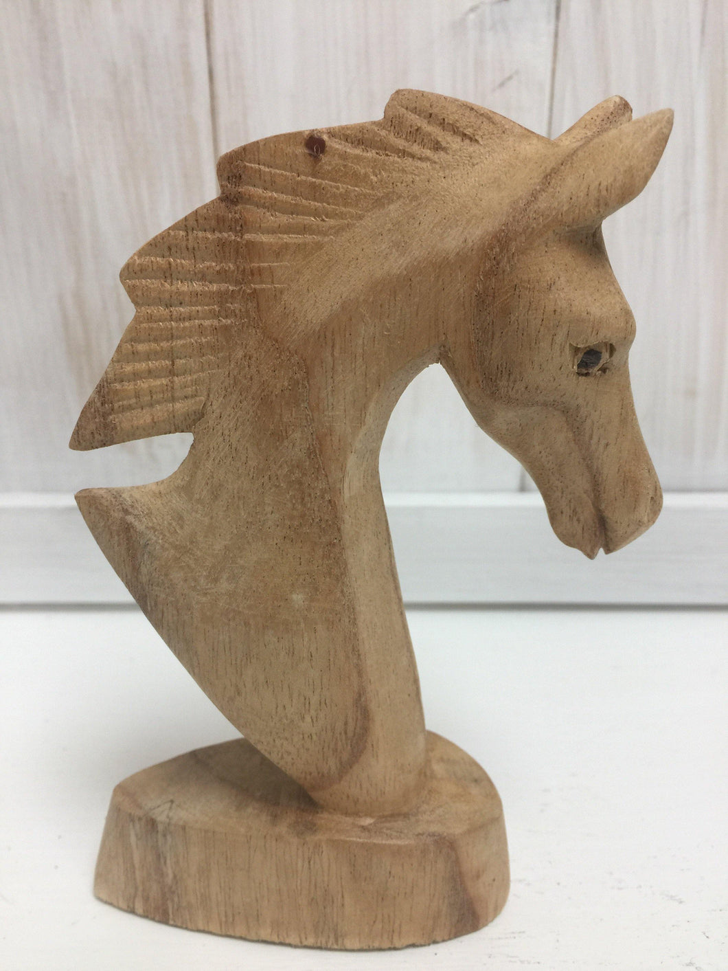 Wooden Horse Bust - The Coast Office