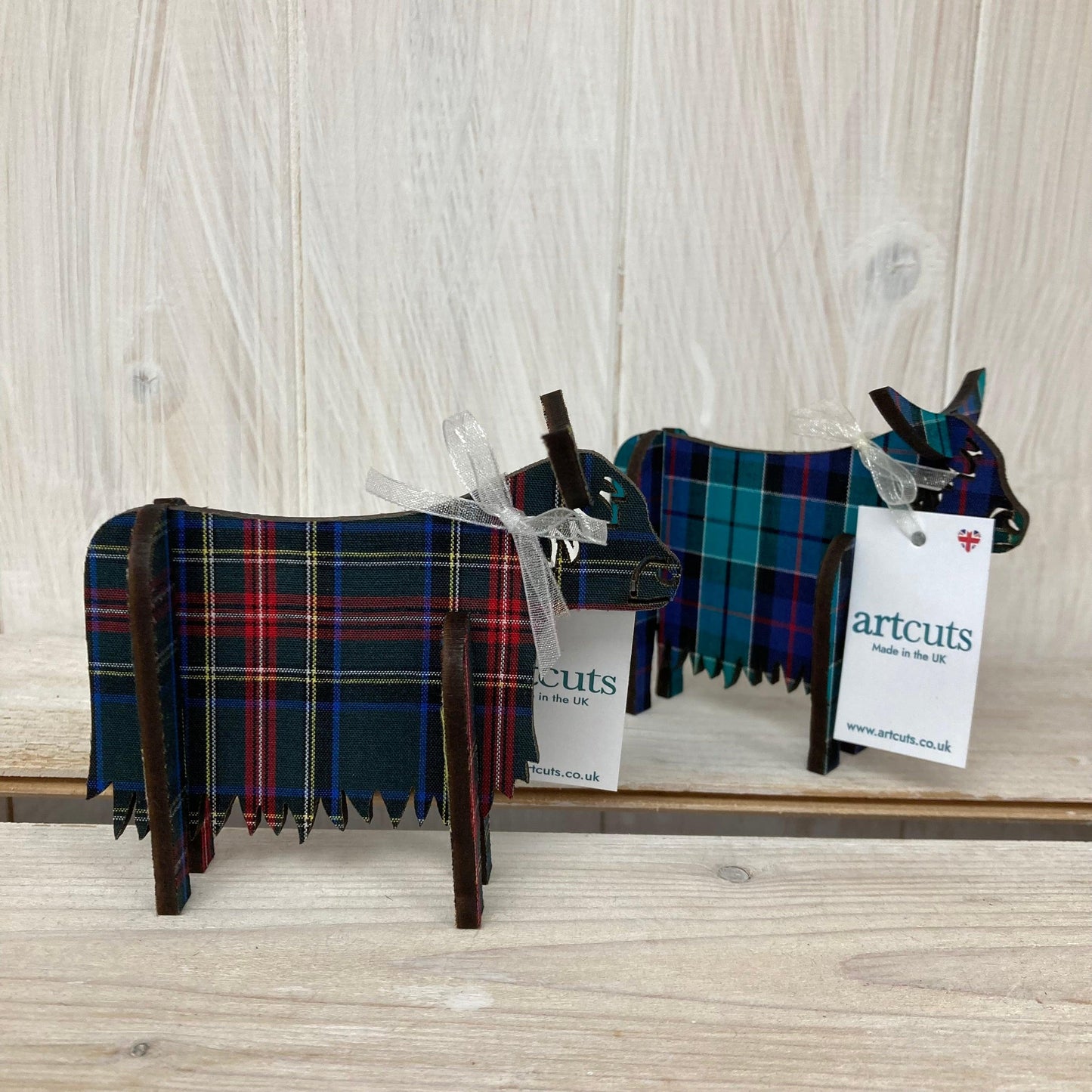 Standing, Wooden 3D Highland Cow - The Coast Office