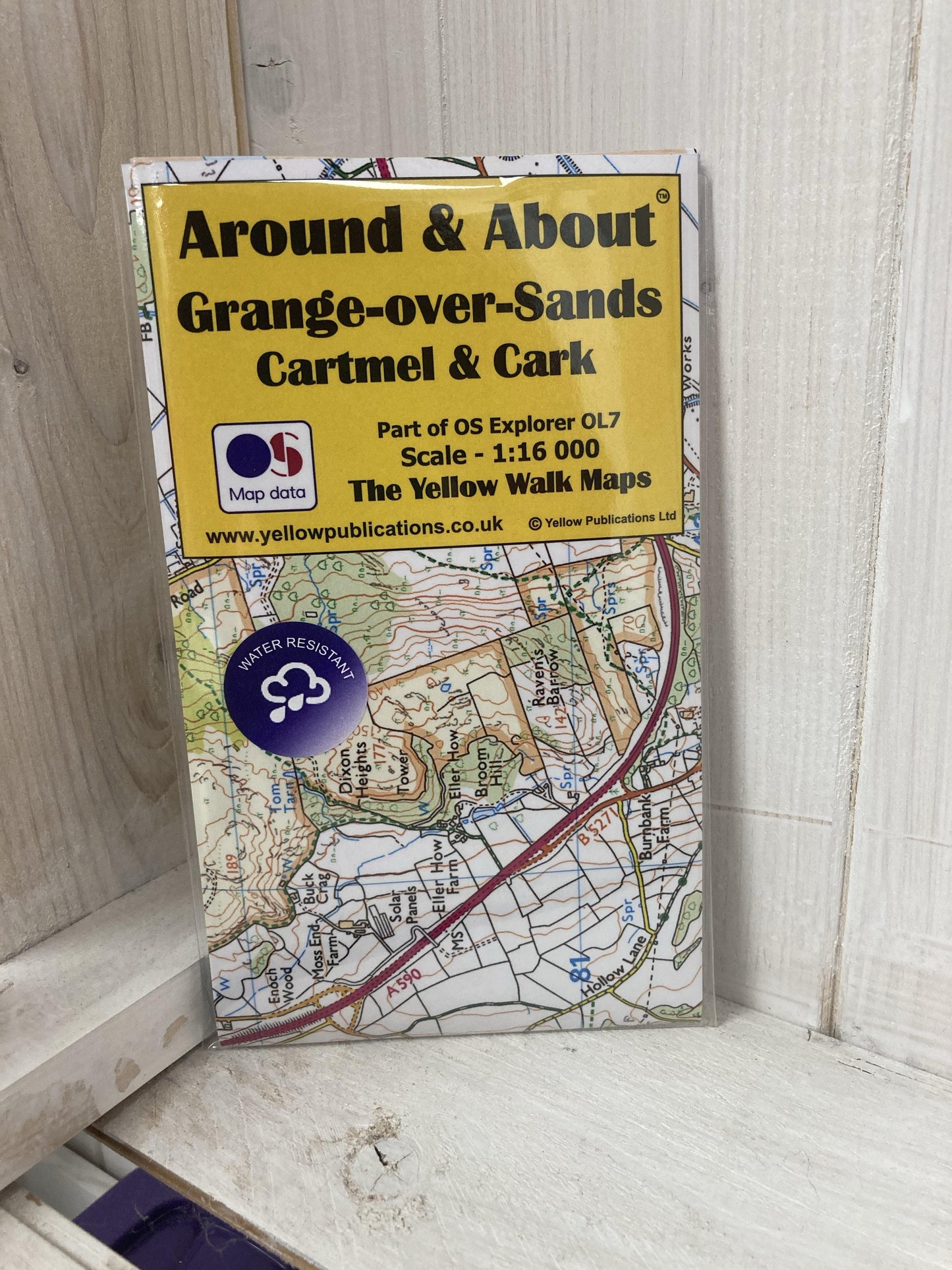 Around and About Grange over Sands, Cartmel and Cark Walking Map - The Coast Office