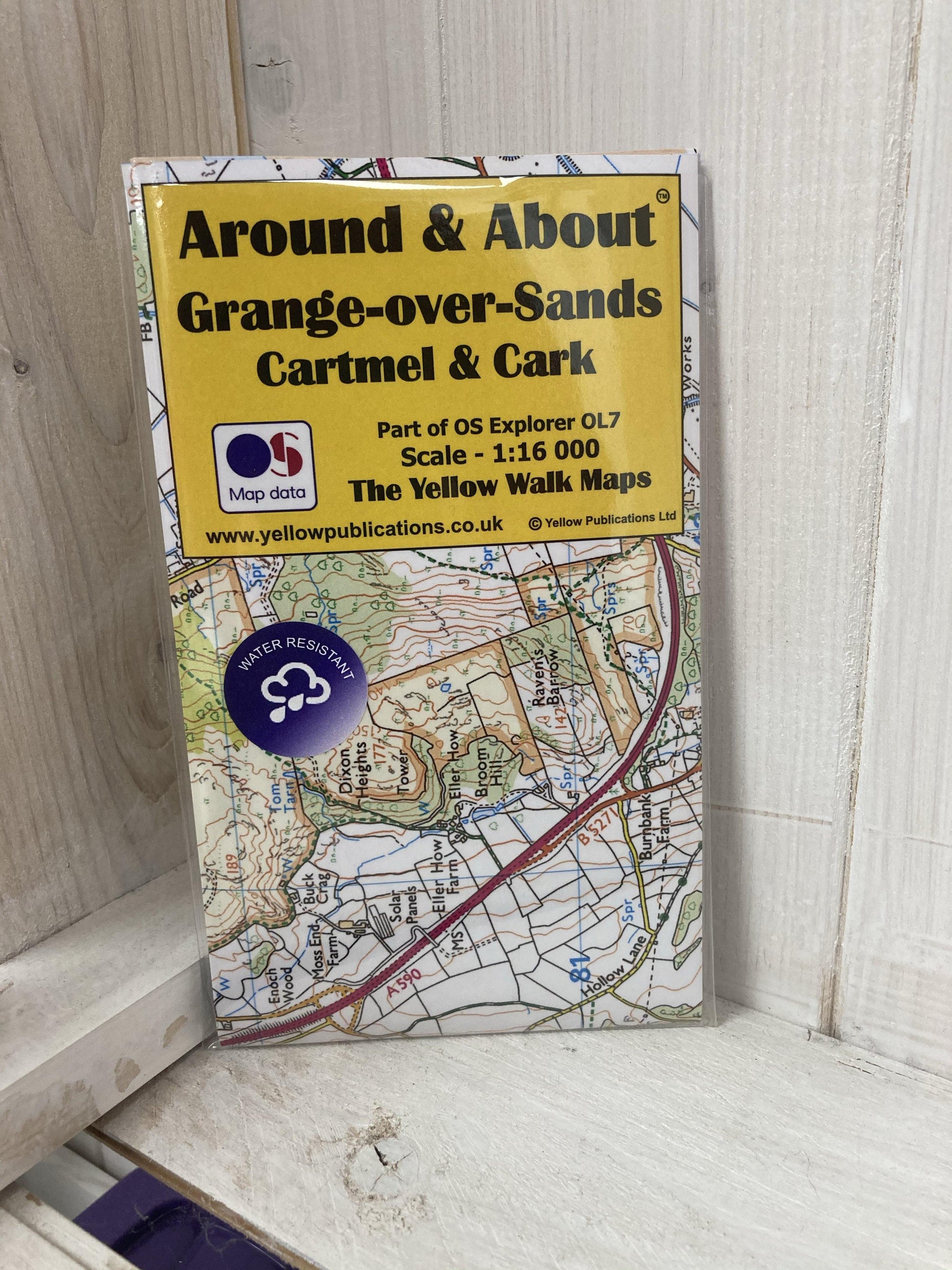 Around and About Grange over Sands, Cartmel and Cark Walking Map - The Coast Office