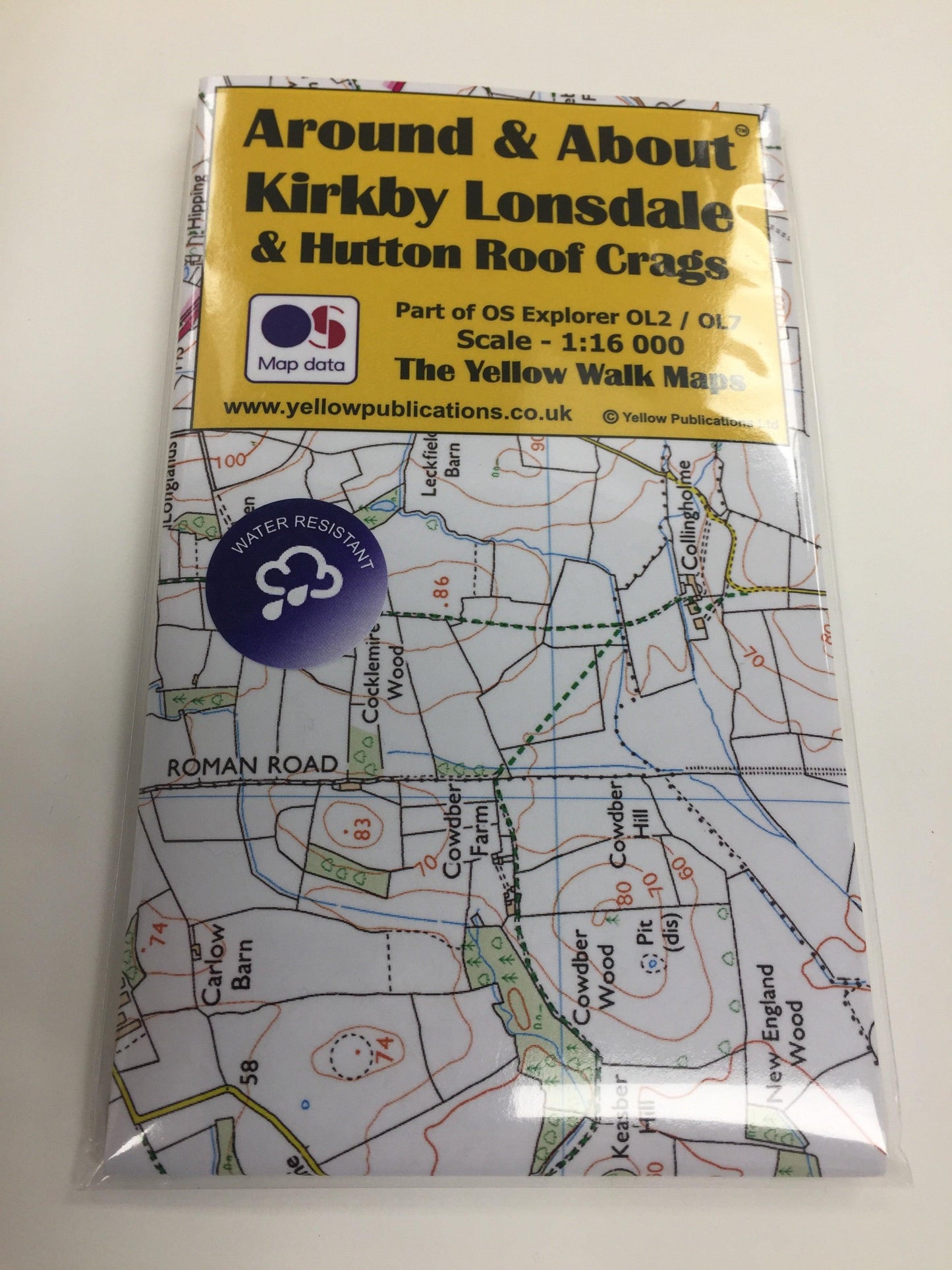 Around and About Kirkby Lonsdale & Hutton Roof Crags Walking Map - The Coast Office