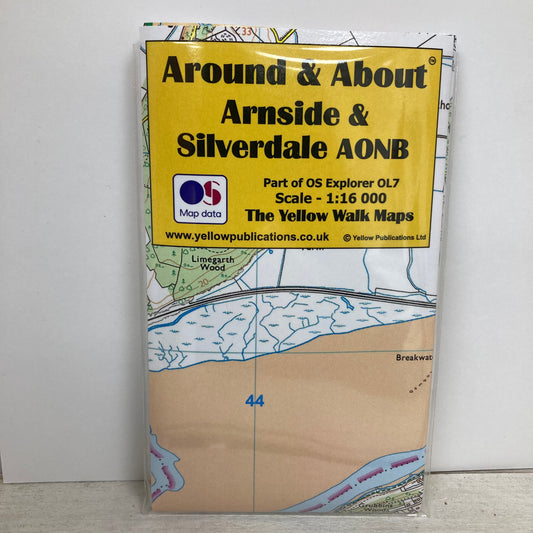 Around and About Arnside and Silverdale ANOB Walking Map - The Coast Office
