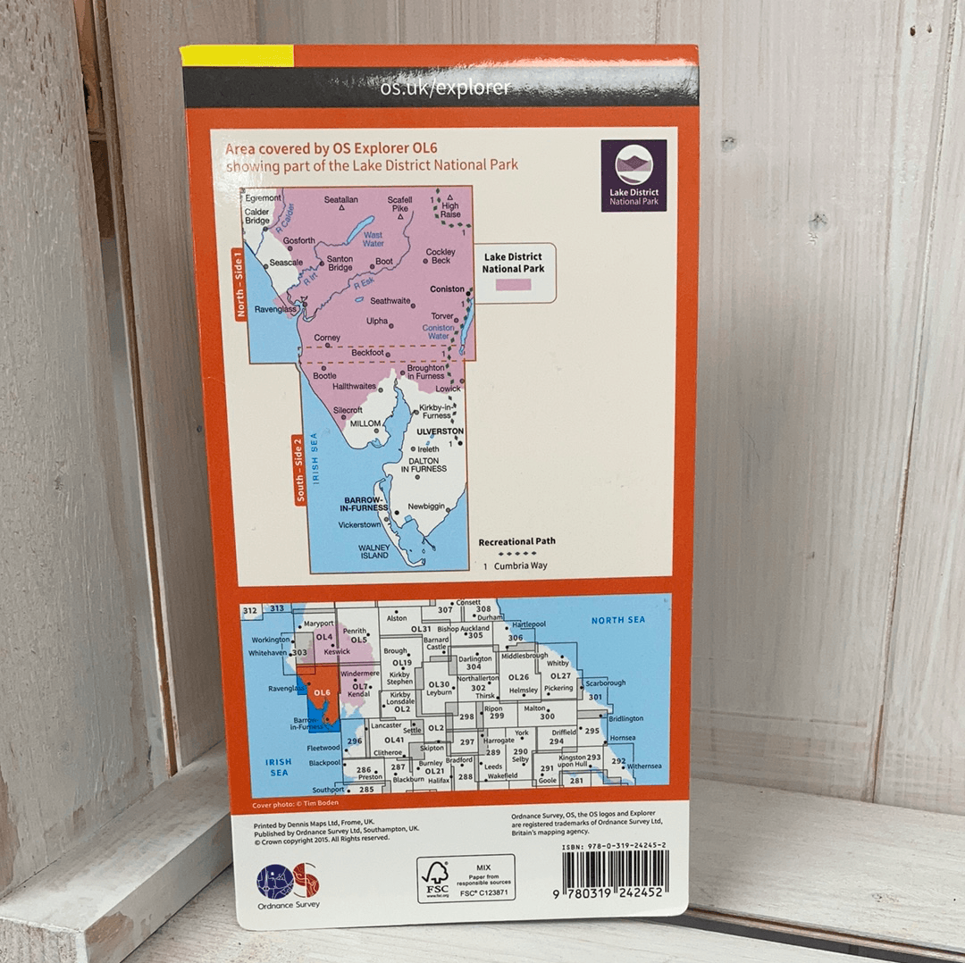 The English Lakes South Western Area (OL6) OS Explorer - The Coast Office