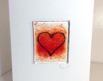 Pam Peters: Fused Glass Blank Cards - The Coast Office