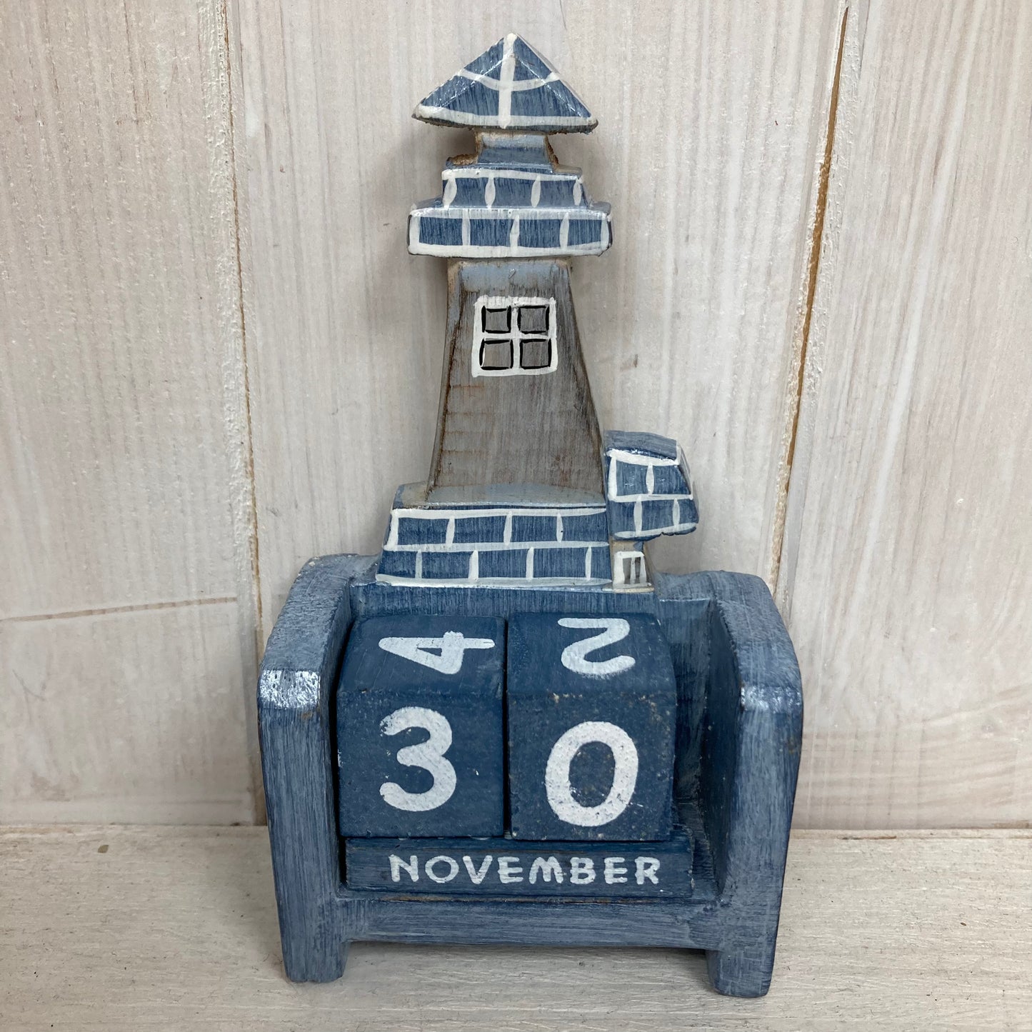 Flat Lighthouse Miniature Perpetual Calendar