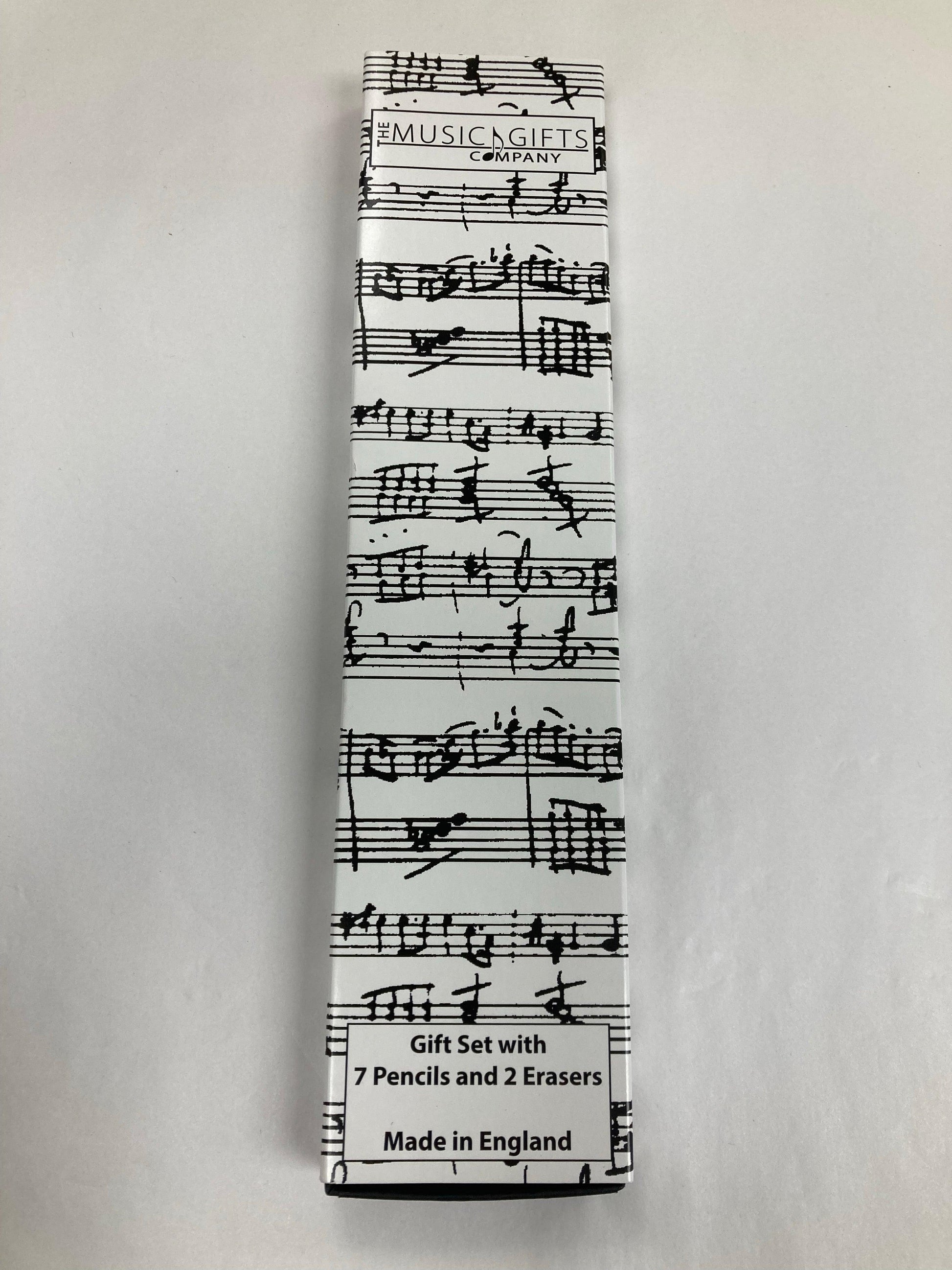 Musical Pencils and Erasers Gift Set - The Coast Office