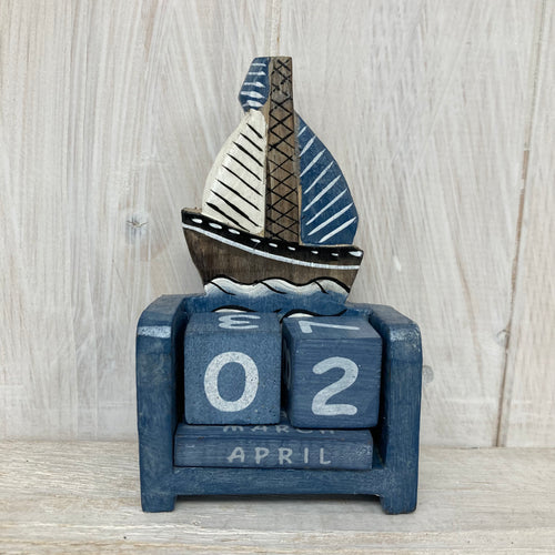 Yacht Miniature Perpetual Calendar - The Coast Office