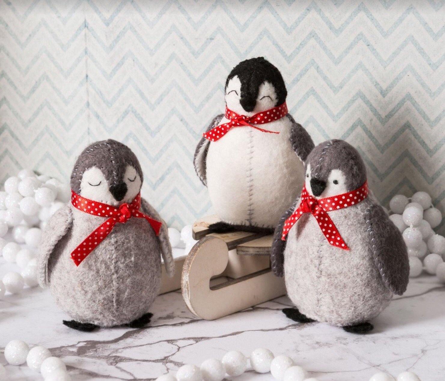 Felt Craft Kit by Corinne Lapierre:  Baby Penguins - The Coast Office