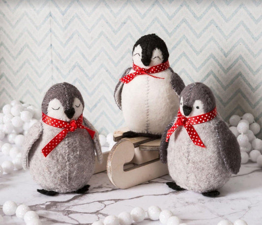 Felt Craft Kit by Corinne Lapierre:  Baby Penguins - The Coast Office