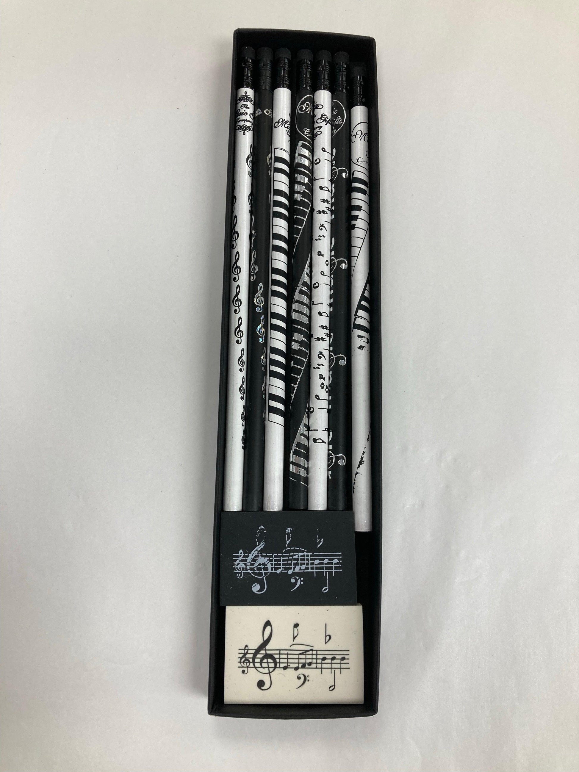 Musical Pencils and Erasers Gift Set - The Coast Office