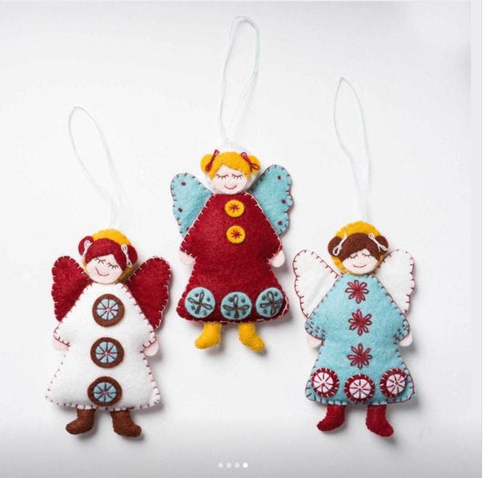 Felt Craft Kit :Scandinavian Angels - The Coast Office