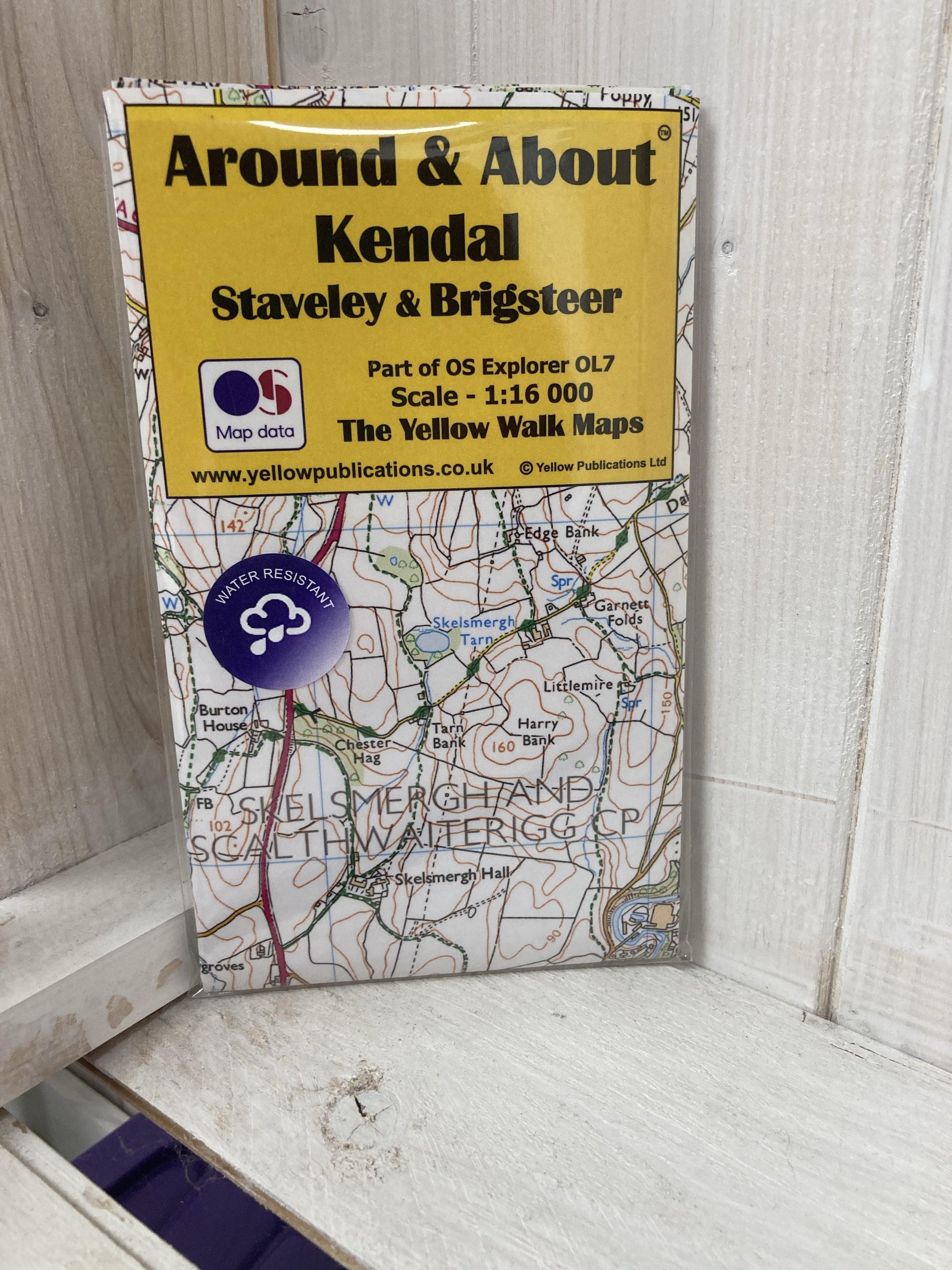 Around and About Kendal, Staveley and Brigsteer Walking Map - The Coast Office