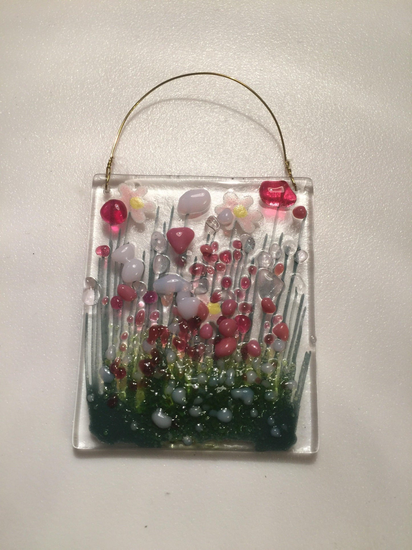 Pam Peters: Fused Glass Flower Tokens - The Coast Office