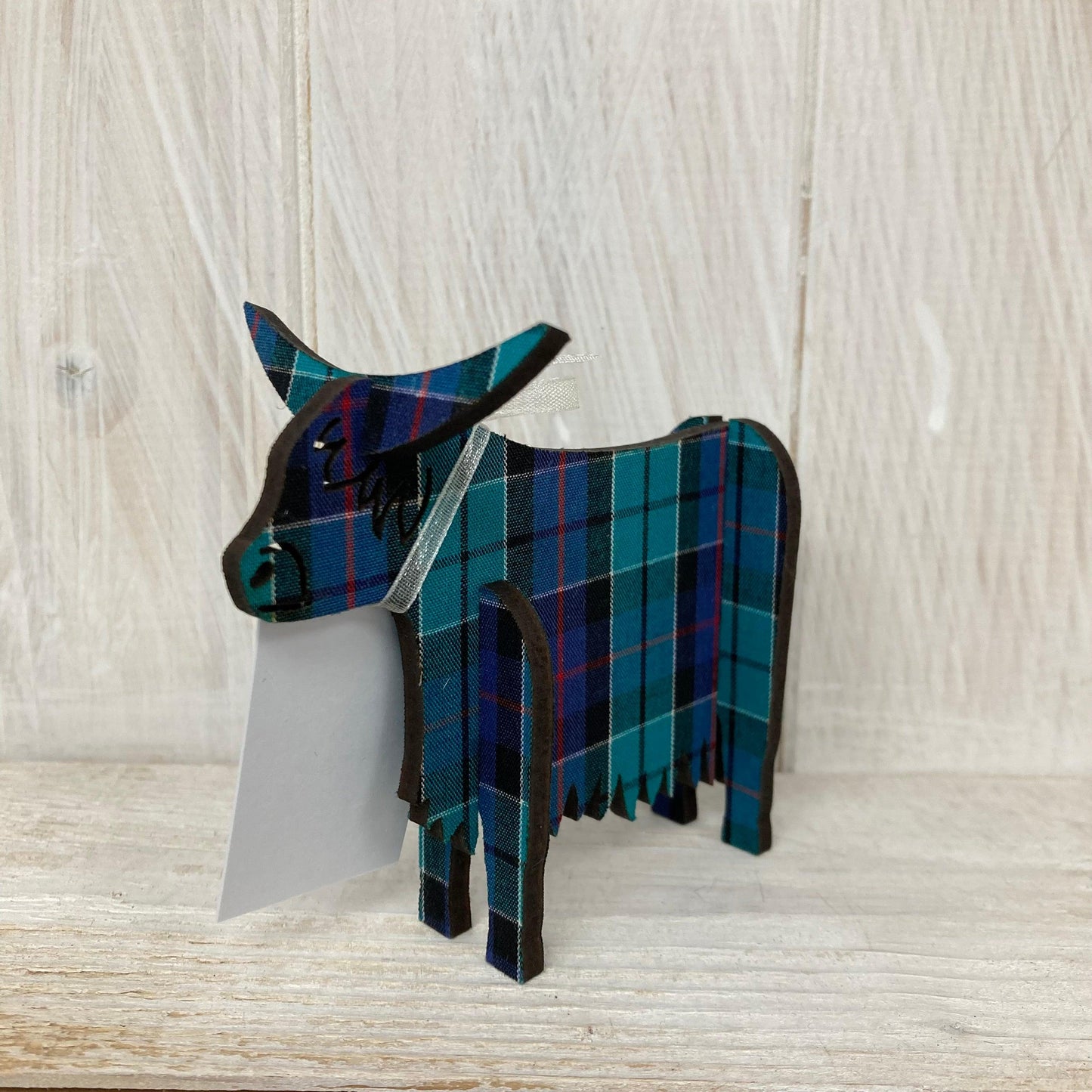 Standing, Wooden 3D Highland Cow - The Coast Office