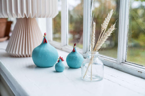 Turquoise Hens - The Coast Office